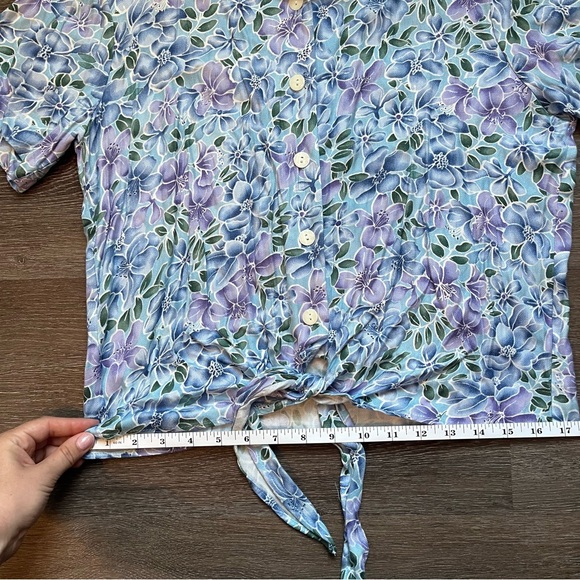 Y2K tie waist top - Picture 6 of 8